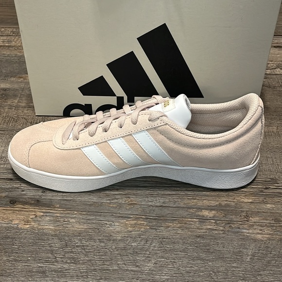 NWT Adidas Adidas VL Court 2.0 Women's Shoes - Light Pink - H06114 - Picture 7 of 11